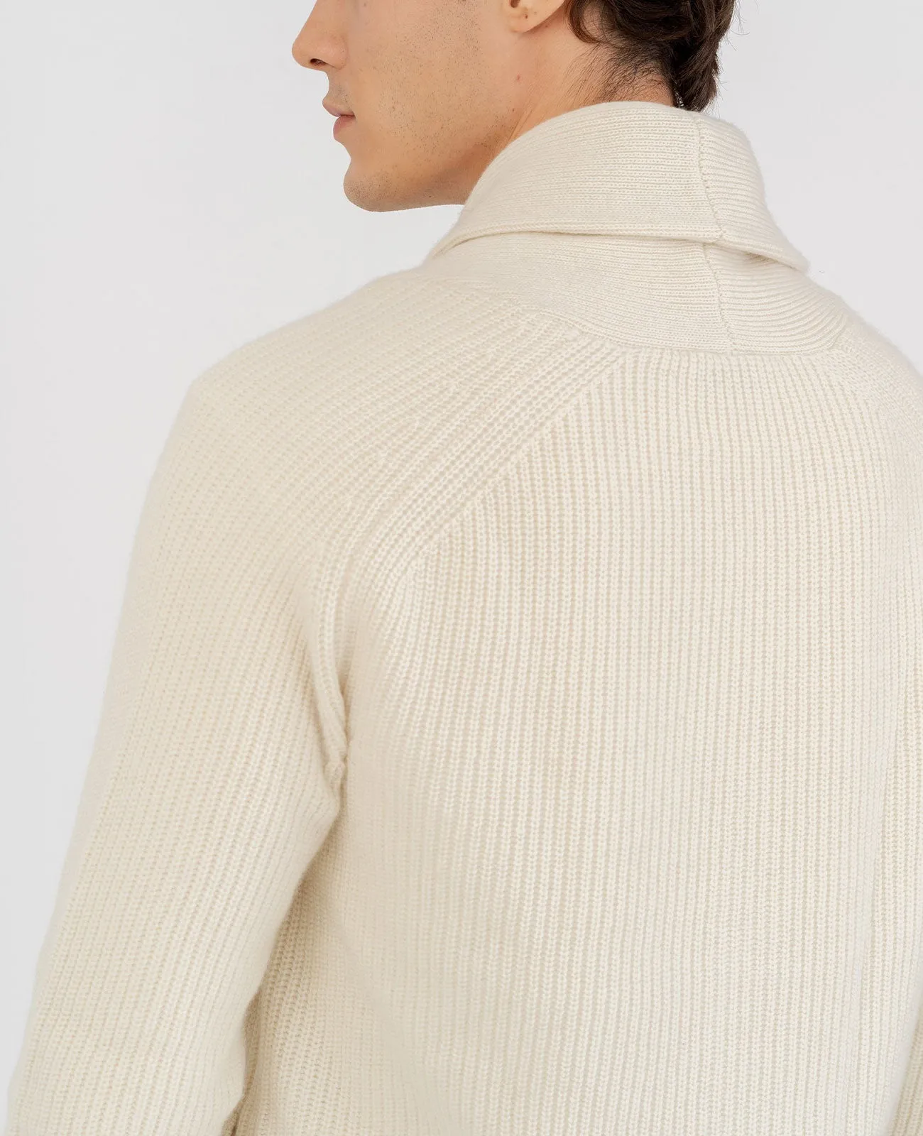 Cashmere Shawl Collar Cardigan