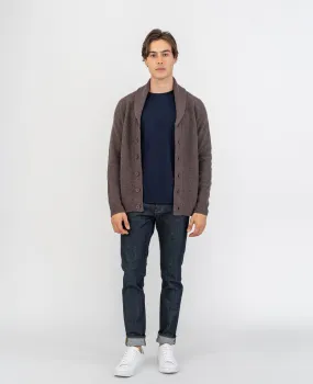 Cashmere Shawl Collar Cardigan