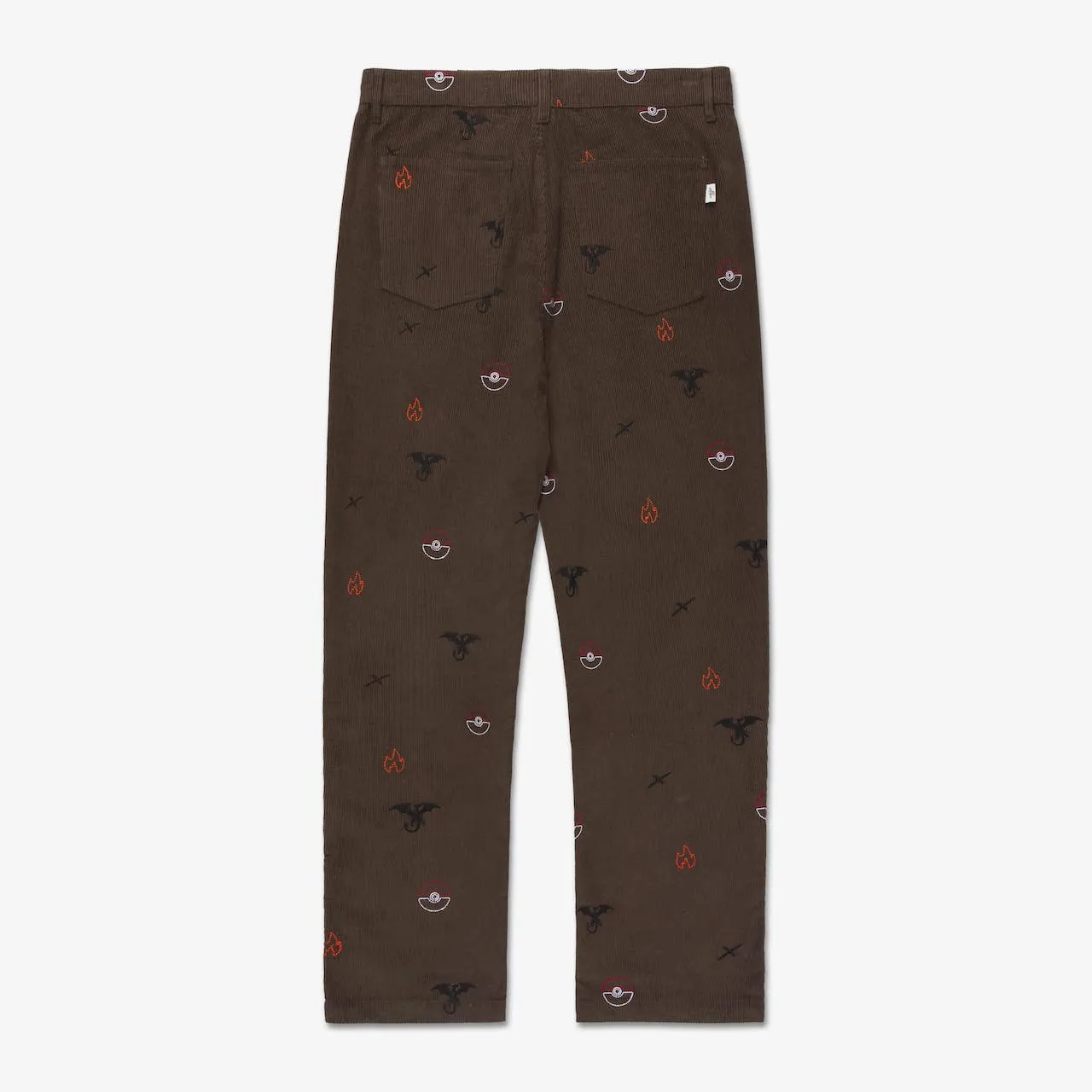 Charizard Corduroy Pants - Brown