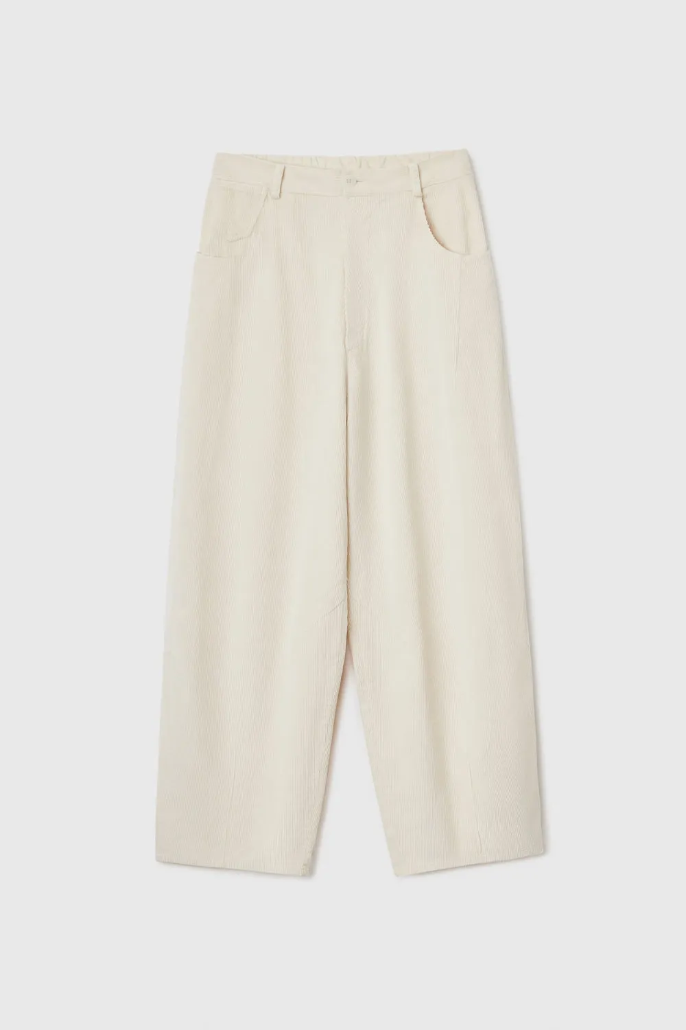 Corduroy Baggy Pants, Butter