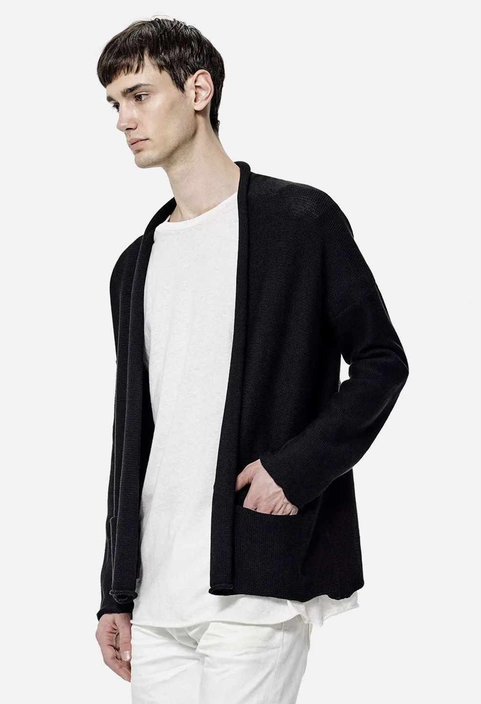 Cotton Cardigan / Black