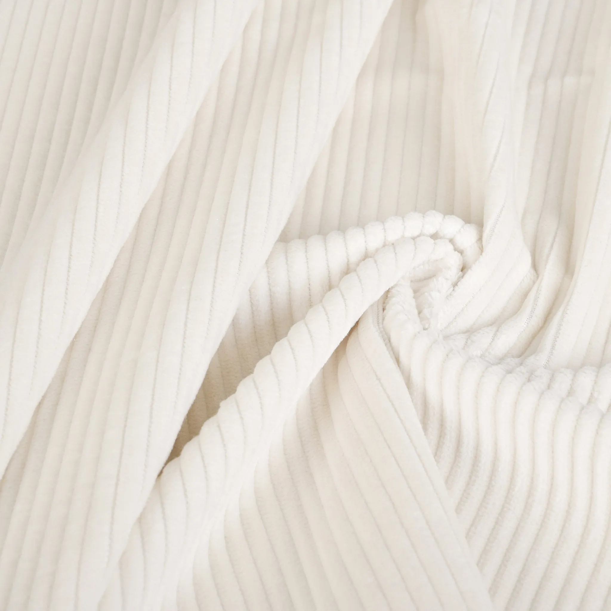 Cream Corduroy Fabric 96935