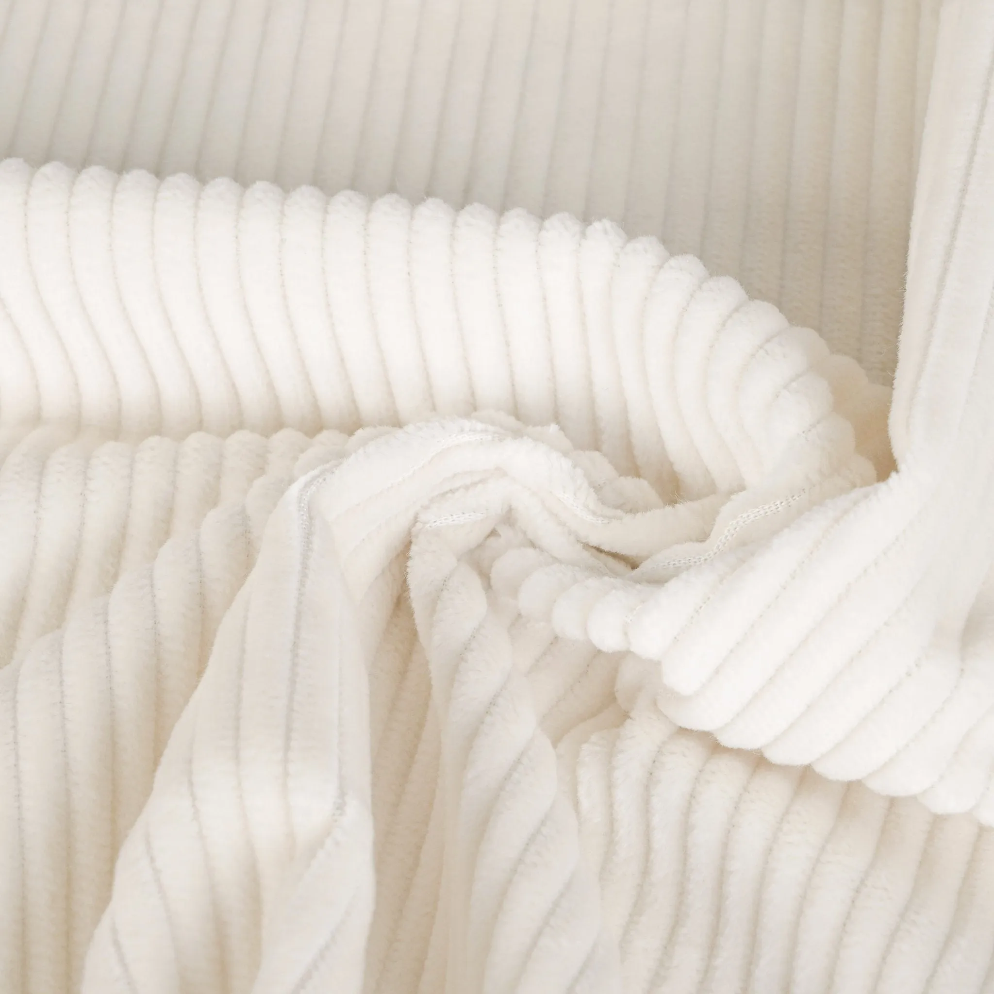 Cream Corduroy Fabric 96935