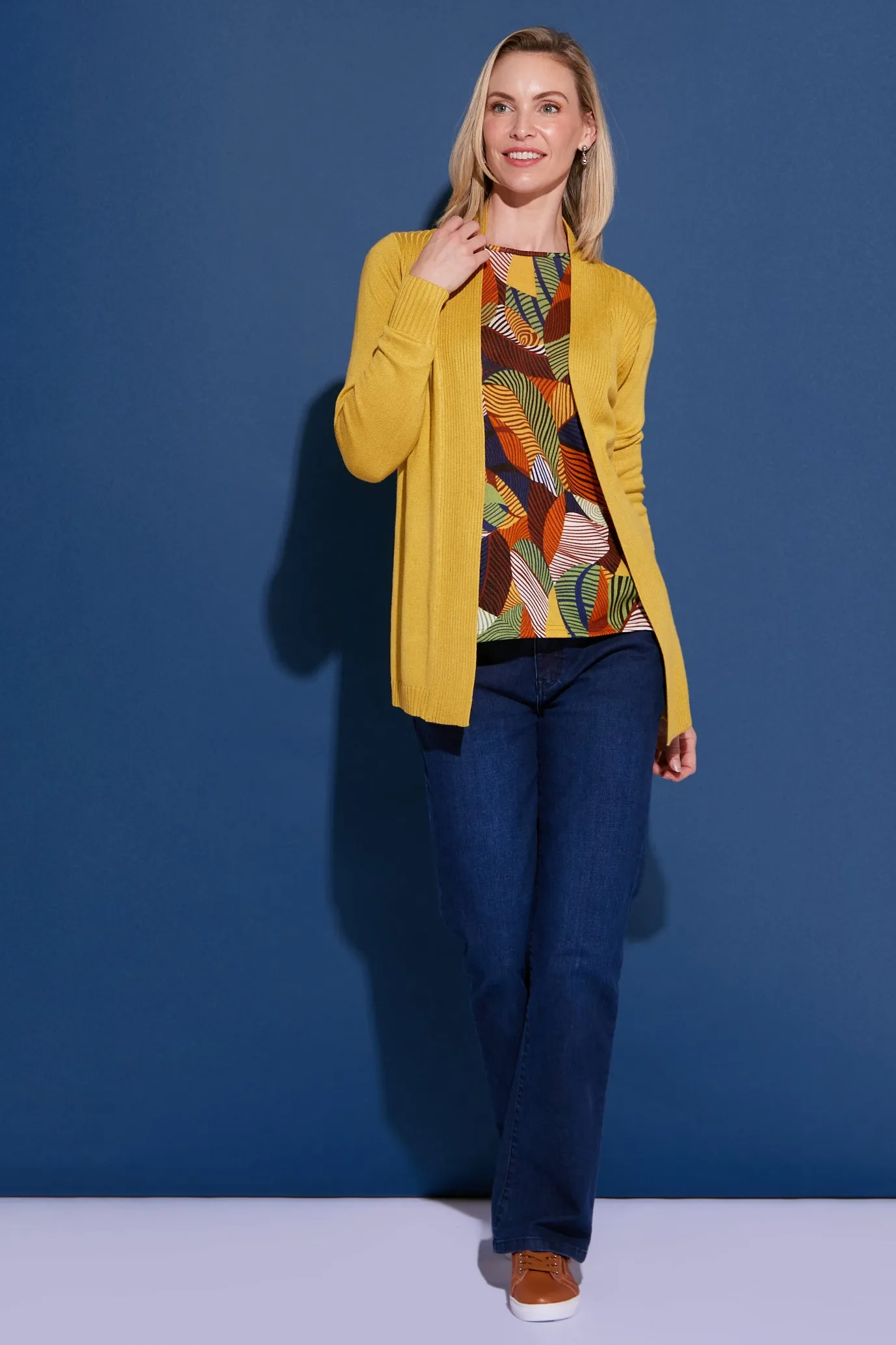 Dani Cotton Cardigan - Yellow