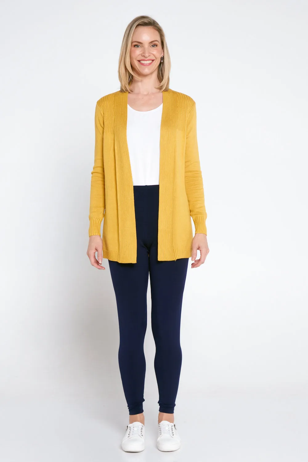 Dani Cotton Cardigan - Yellow