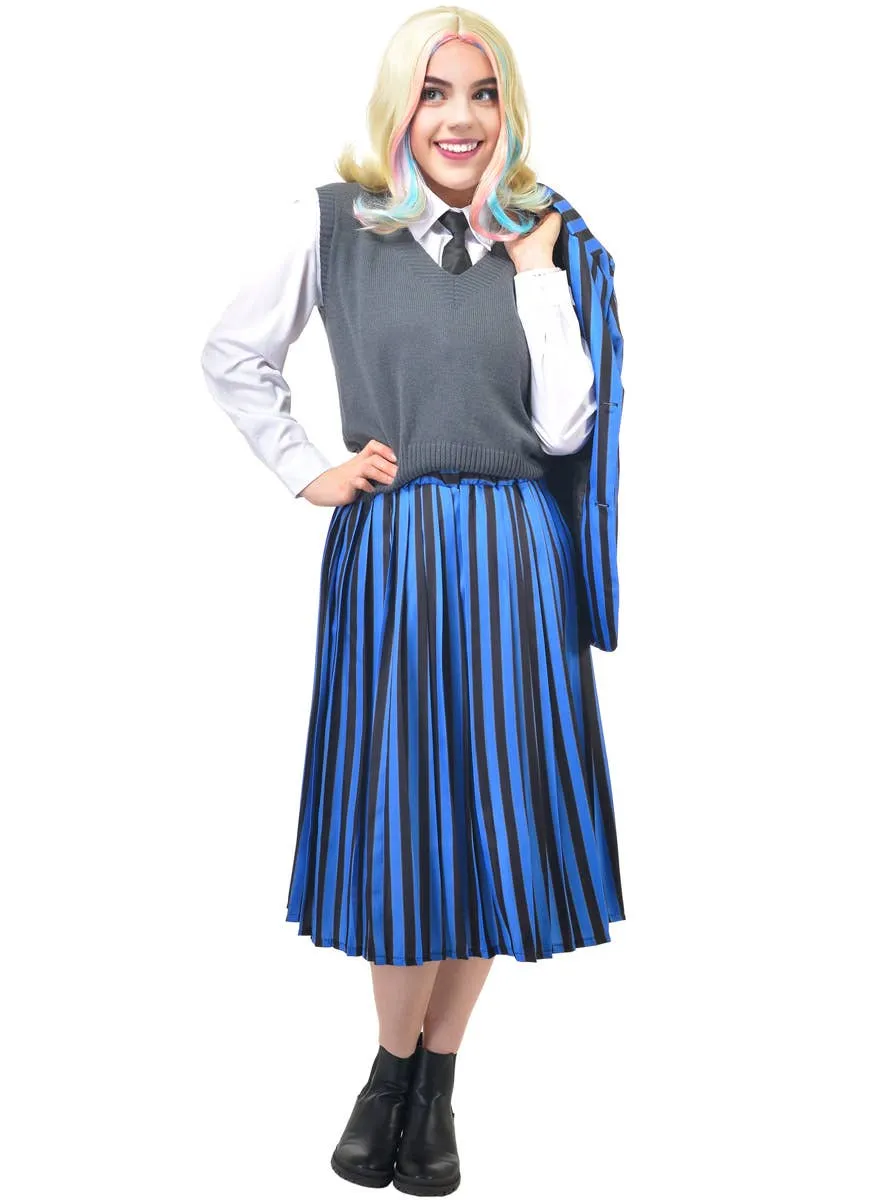 Deluxe Teen Girls Enid Nevermore Uniform Halloween Costume