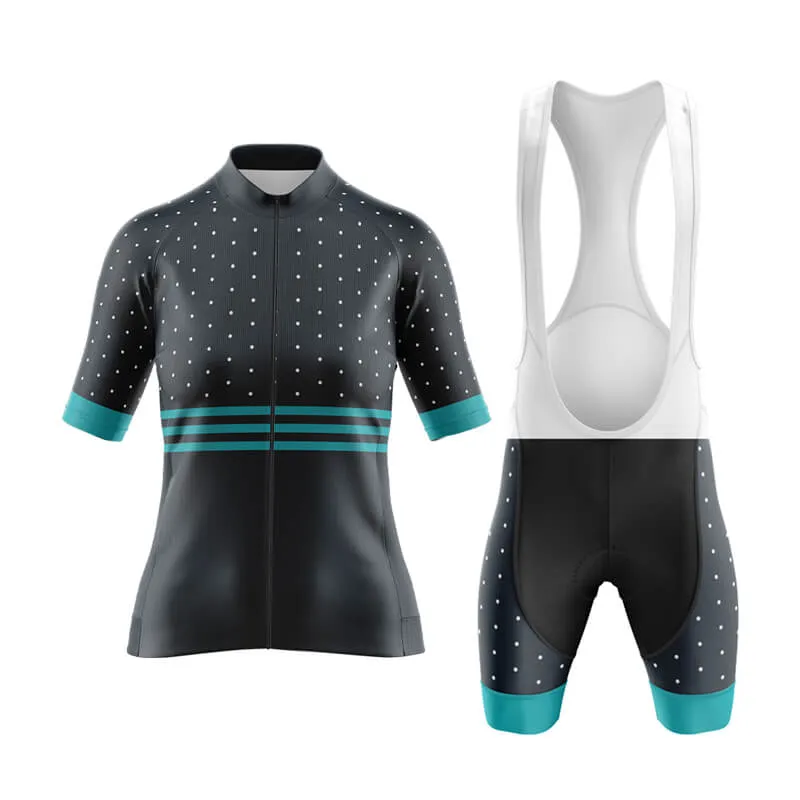 Dot and Stripe Aero Cycling Kit (Black)