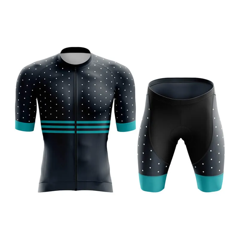 Dot and Stripe Aero Cycling Kit (Black)