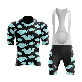 Elemental Cloud (Black) Aero Cycling Kit