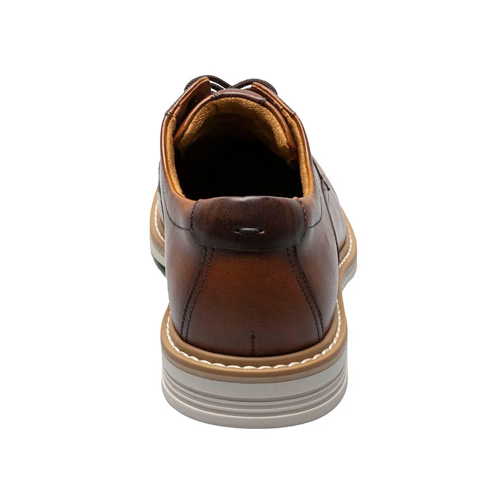 FLORSHEIM Men's Norwalk Plain Toe Cognac Oxford Shoe