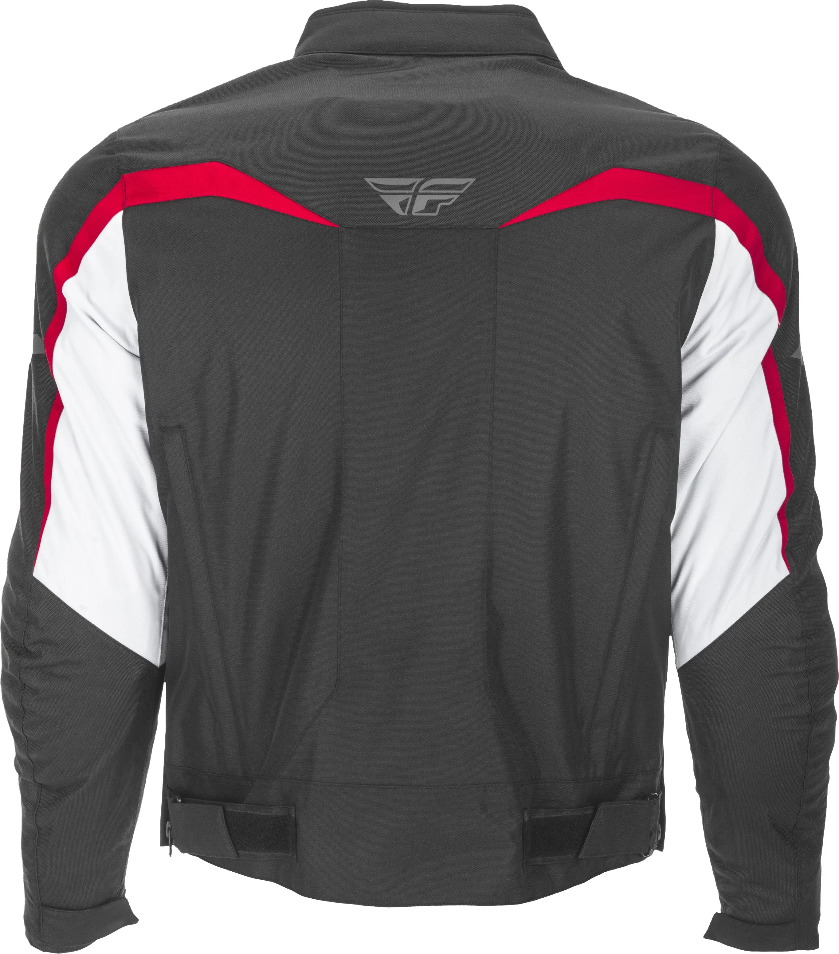 FLY RACING BUTANE JACKET BLACK/WHITE/RED XL 477-2041-5