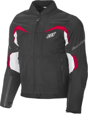 FLY RACING BUTANE JACKET BLACK/WHITE/RED XL 477-2041-5