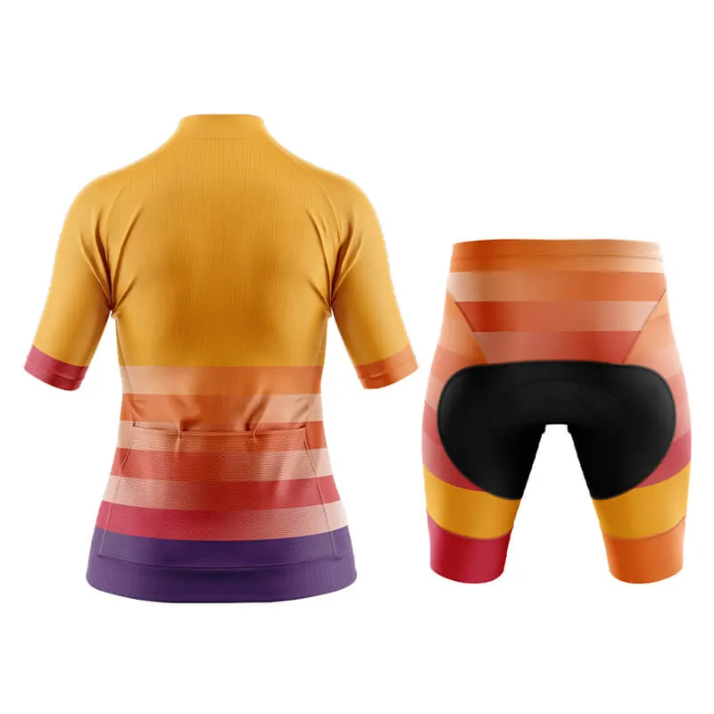 Gradient Frequency Aero Cycling Kit (Orange-Red-Violet)