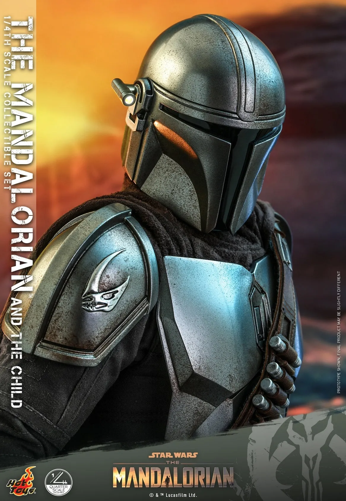 Hot Toys - QS016 - Star Wars™ The Mandalorian™ - 1/4th scale The Mandalorian & The Child Collectible Set