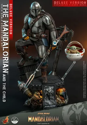 Hot Toys - QS017 - Star Wars The Mandalorian- 1/4th scale The Mandalorian & The Child Collectible Set (Deluxe Ver.)