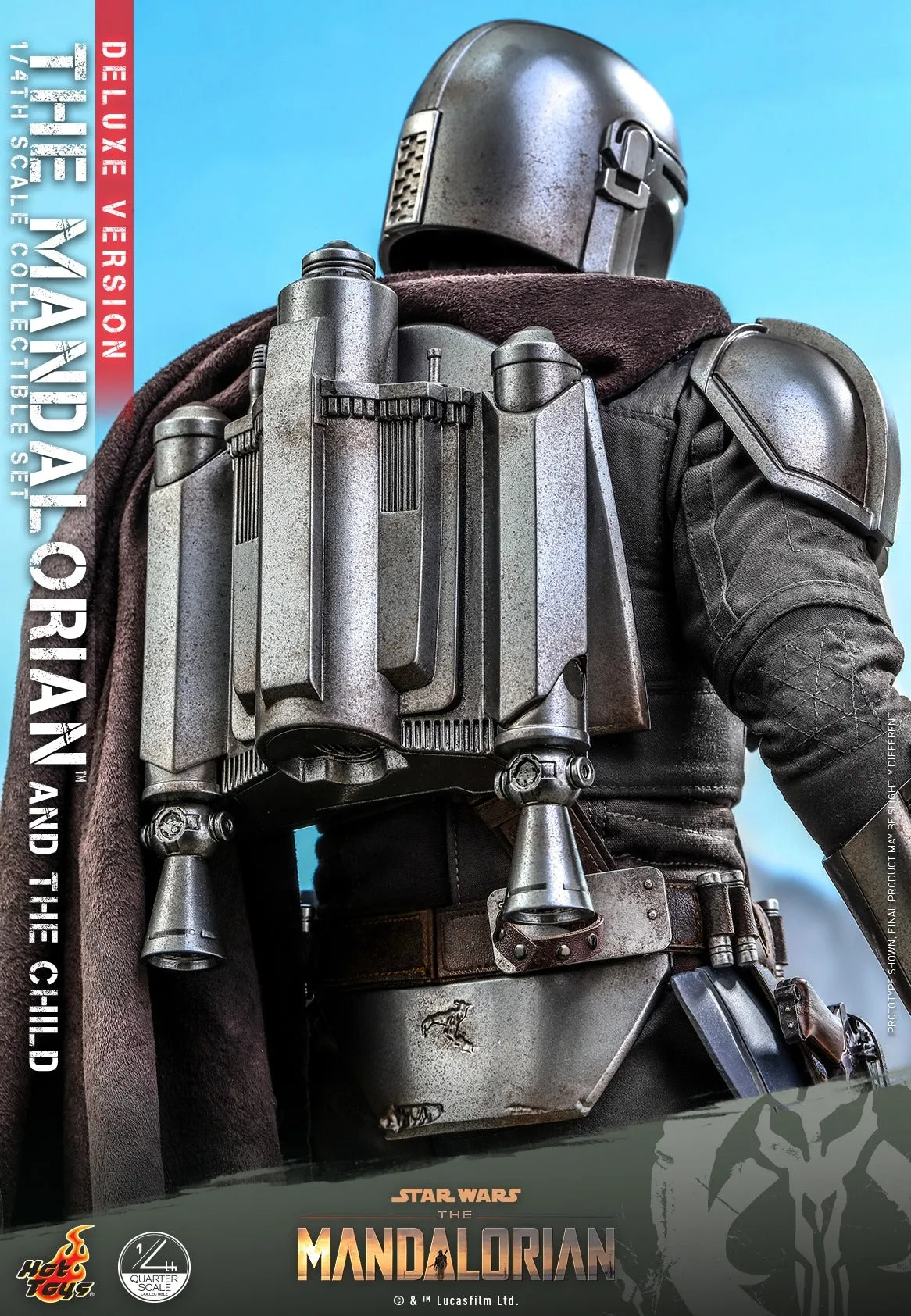 Hot Toys - QS017 - Star Wars The Mandalorian- 1/4th scale The Mandalorian & The Child Collectible Set (Deluxe Ver.)