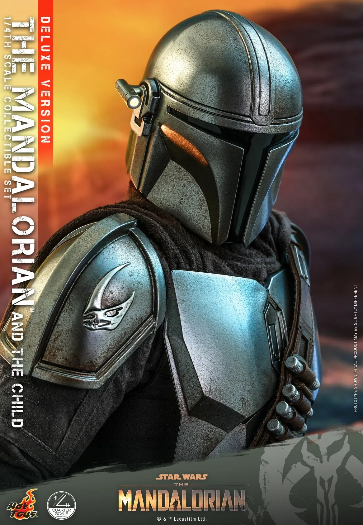 Hot Toys - QS017 - Star Wars The Mandalorian- 1/4th scale The Mandalorian & The Child Collectible Set (Deluxe Ver.)