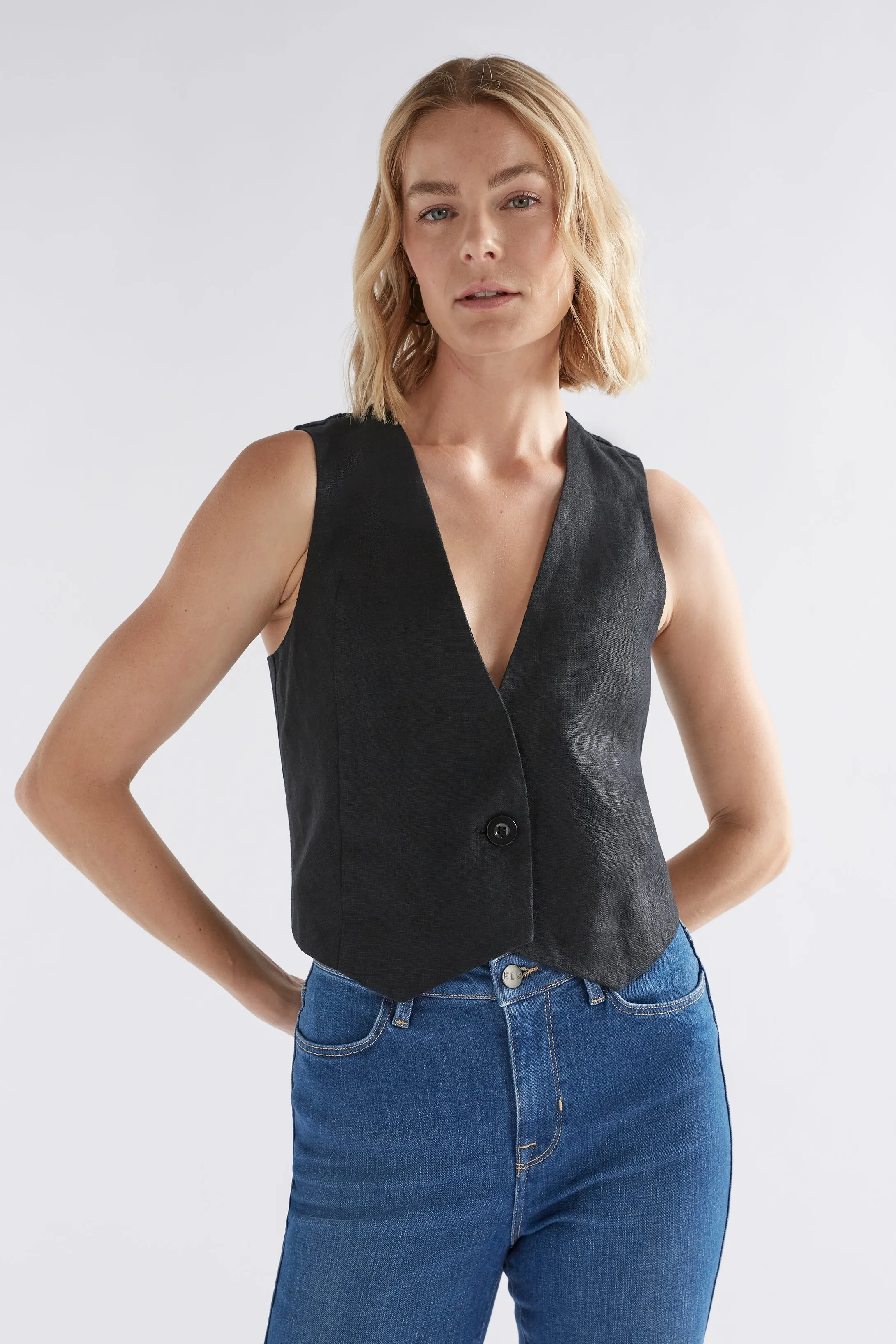 Ilona Linen Vest