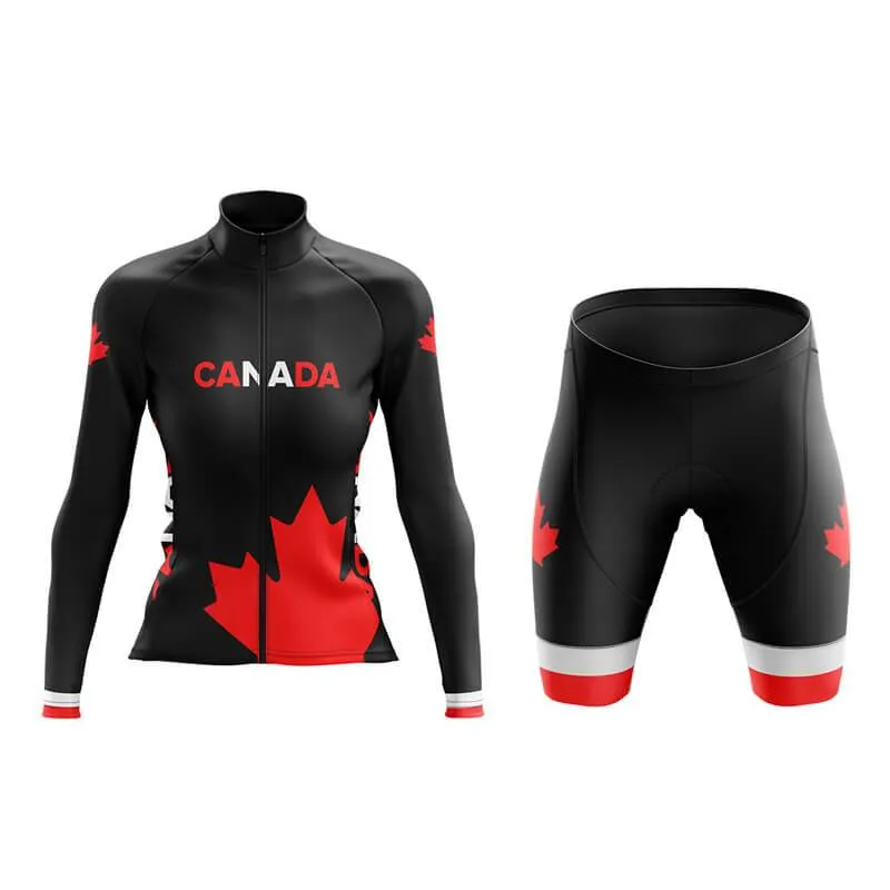 Invert Team Canada Aero Cycling Kit (Black)