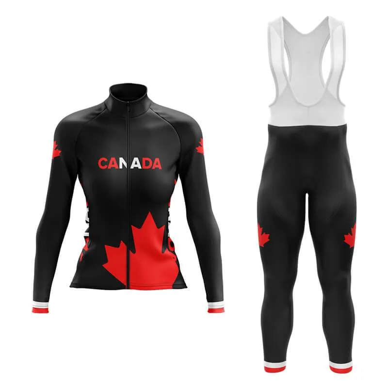 Invert Team Canada Aero Cycling Kit (Black)