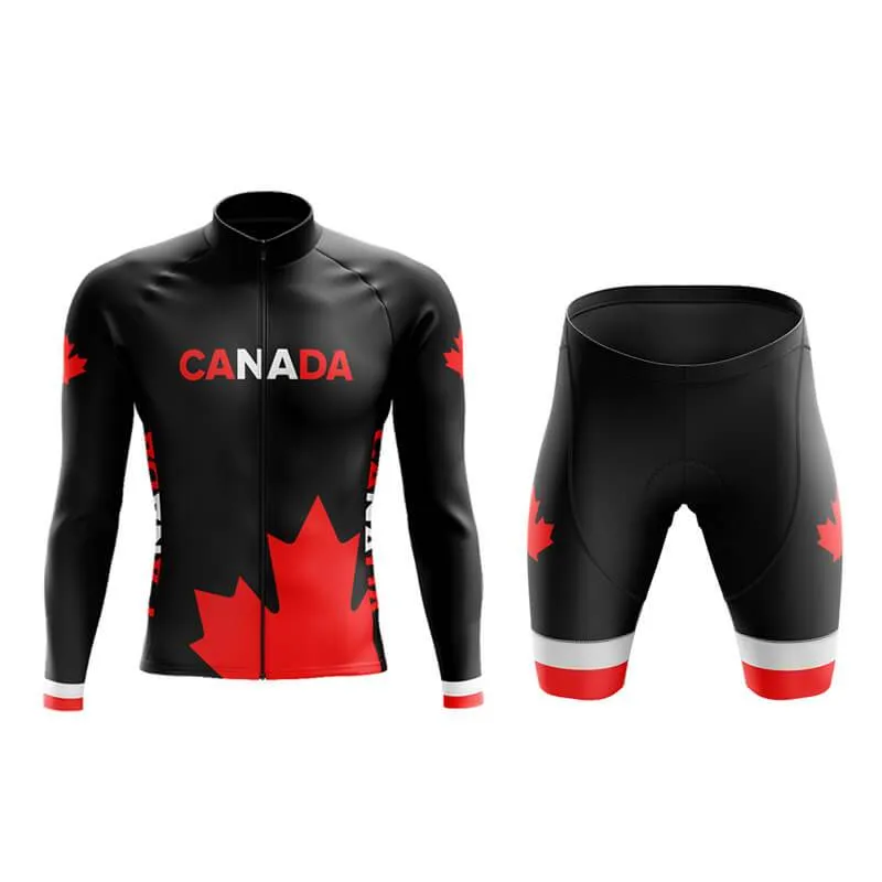 Invert Team Canada Aero Cycling Kit (Black)