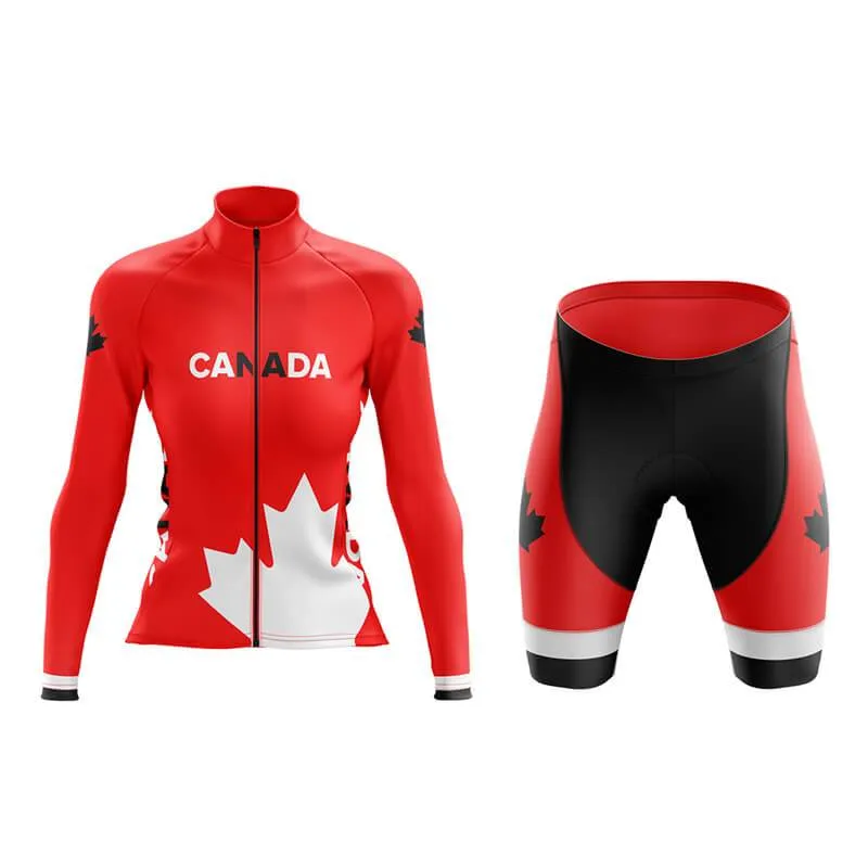 Invert Team Canada Aero Cycling Kit (Red)