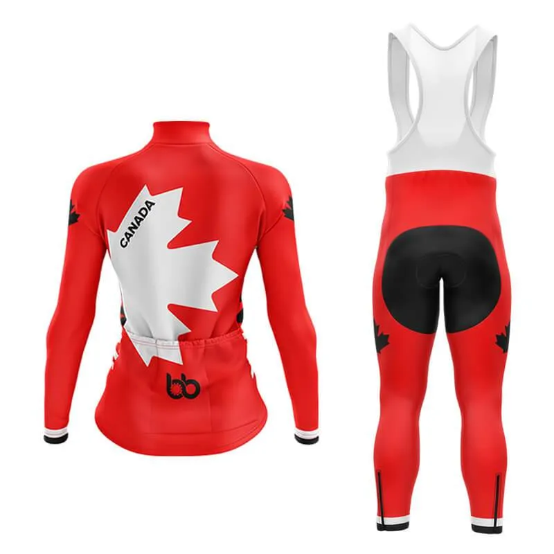 Invert Team Canada Aero Cycling Kit (Red)