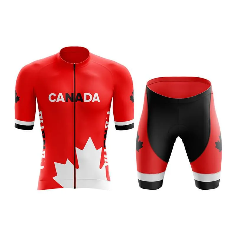 Invert Team Canada Aero Cycling Kit (Red)