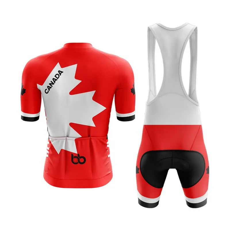 Invert Team Canada Aero Cycling Kit (Red)