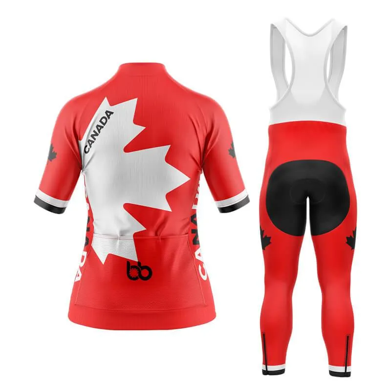 Invert Team Canada Aero Cycling Kit (Red)