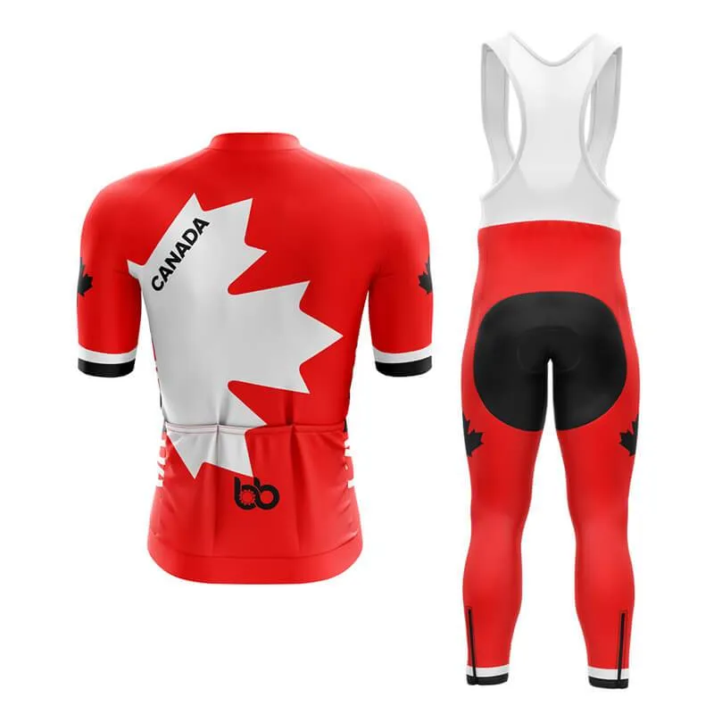 Invert Team Canada Aero Cycling Kit (Red)