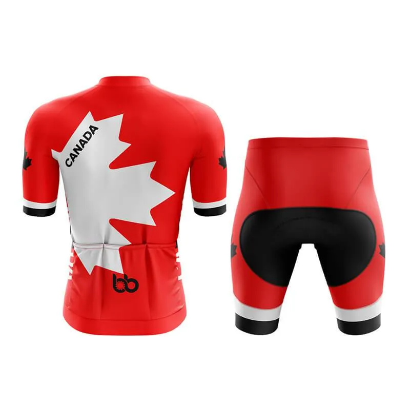 Invert Team Canada Aero Cycling Kit (Red)