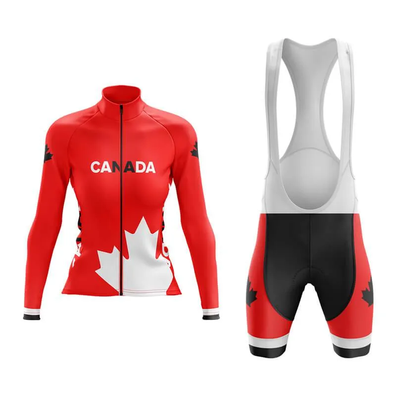 Invert Team Canada Aero Cycling Kit (Red)