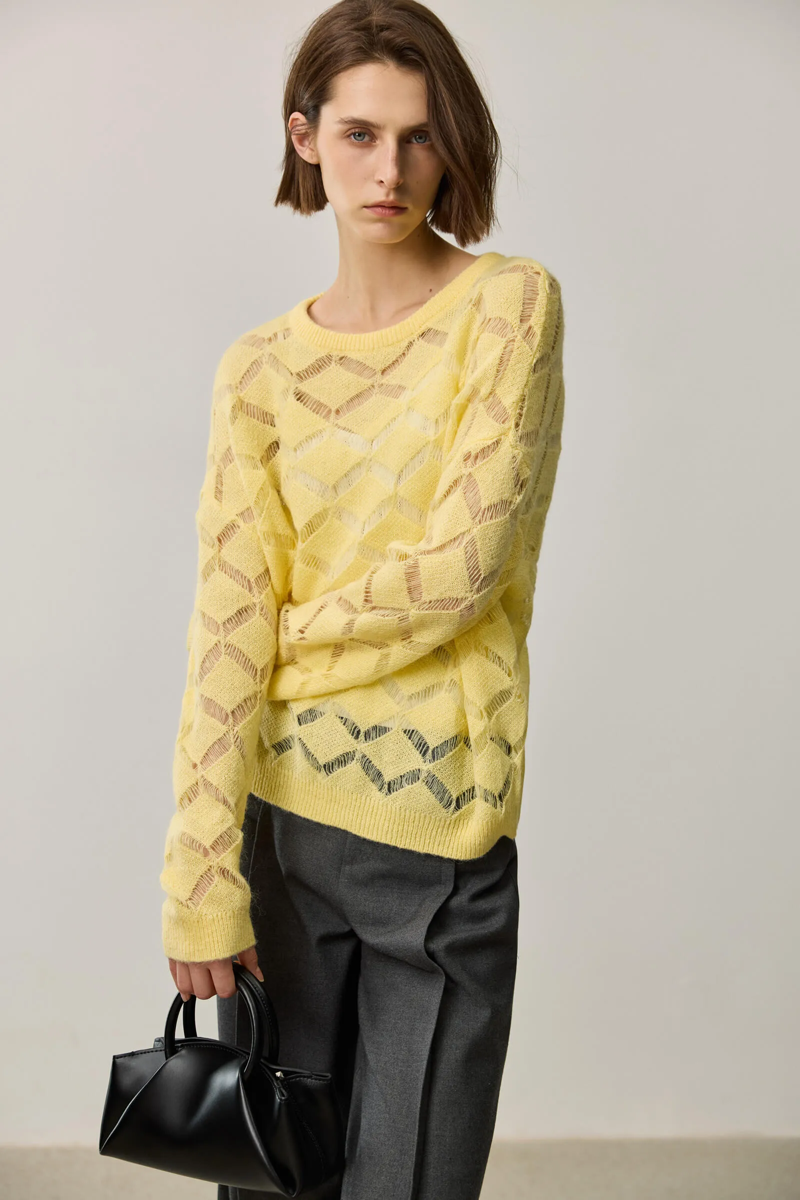 LILY Loose Textured Pullover