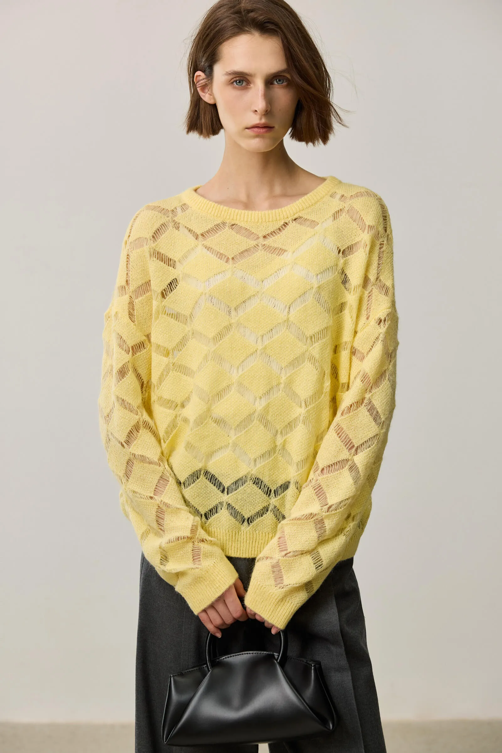 LILY Loose Textured Pullover