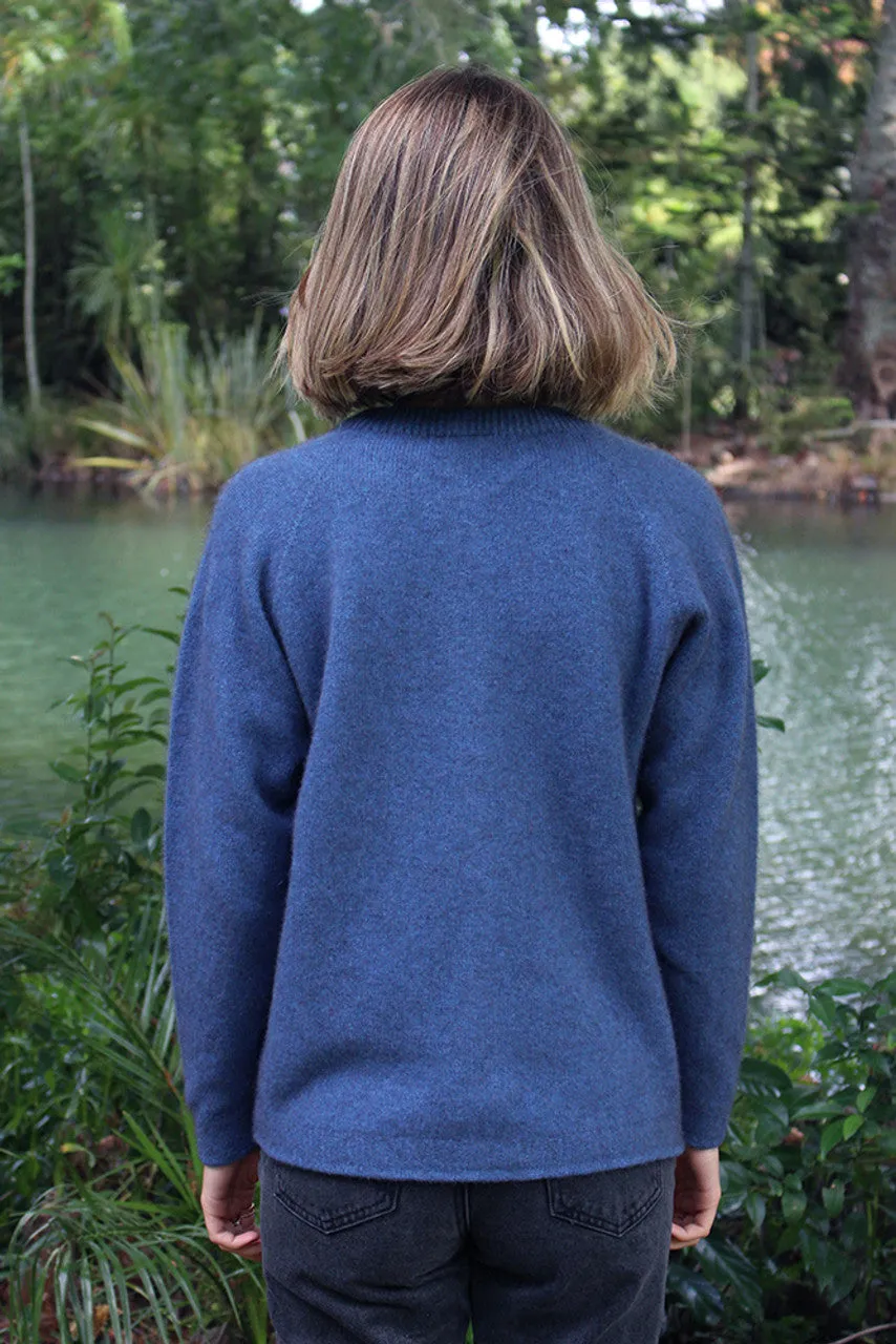 Lothlorian Plain Button Cardigan - Possum Merino 9937