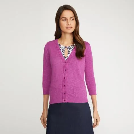 Lupin Pom Pom Trim Cardigan