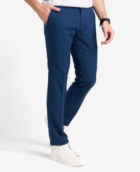 Modern-Fit Micro Check Stretch Trouser