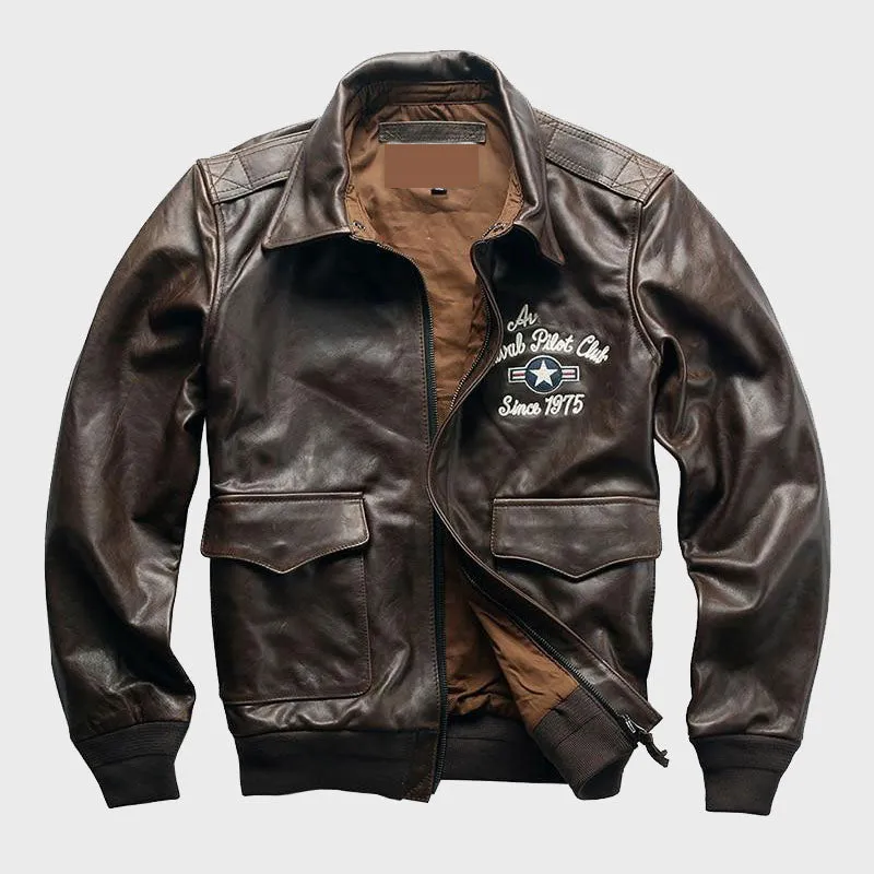 New Style Best Looking Supersonic Flight Leather Jacket For Men's