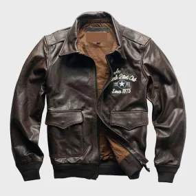 New Style Best Looking Supersonic Flight Leather Jacket For Men's