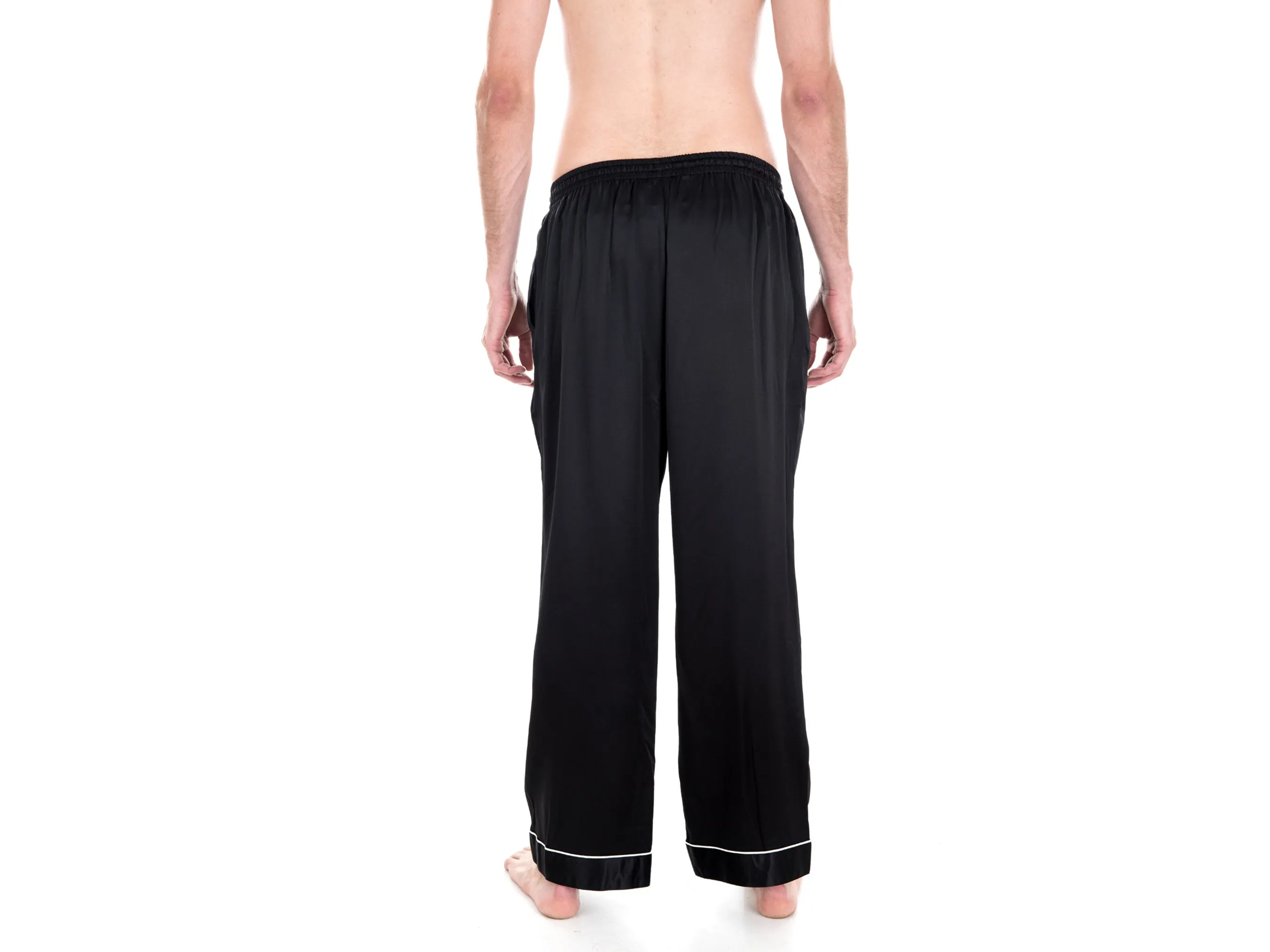 Oscar Rossa Men's Silk Sleepwear 100% Silk Pajama Pants