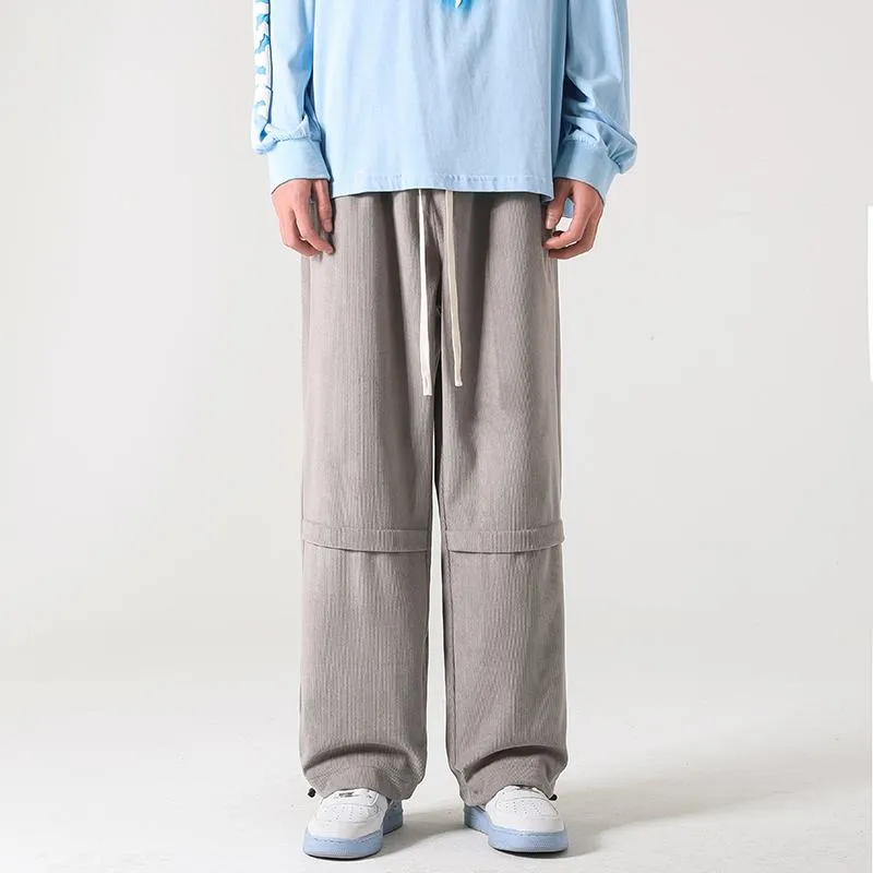 Retro Corduroy Loose Fit Pants