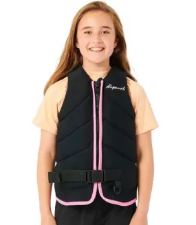 Ripcurl Dawn Patrol Girls Life Vest (2025) - Black