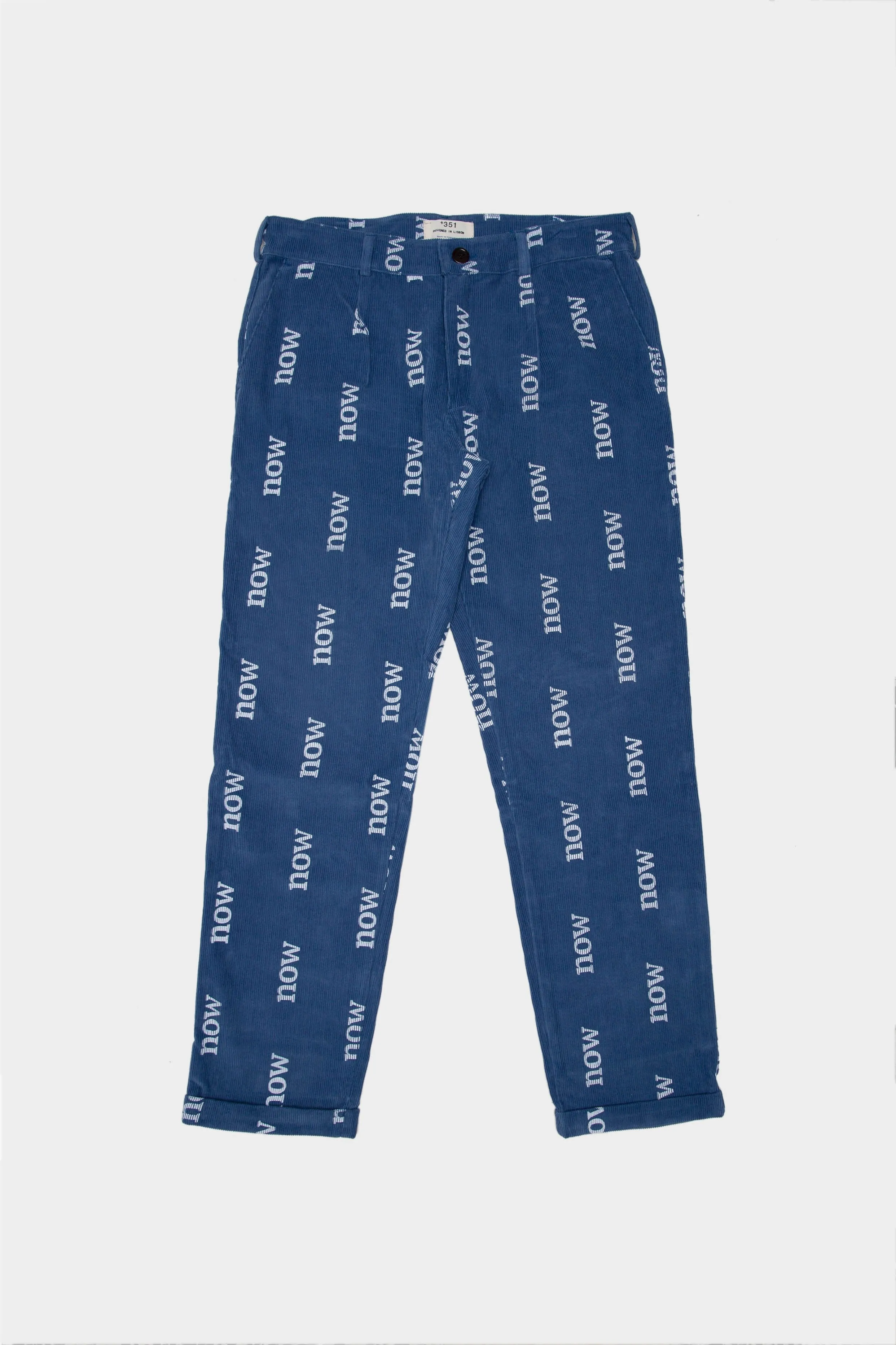 SPECIAL EDITION CORDUROY PANTS BLUE SHADOW