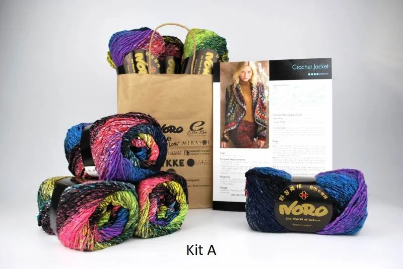 Taiyo Crochet Jacket Kit (Noro)