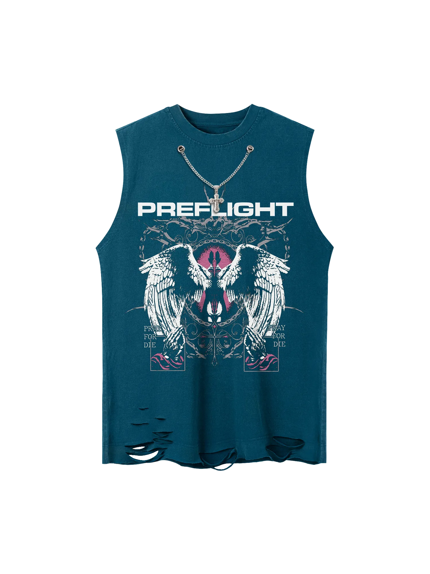 Thesupermade Angel Wings Street Rap Vest