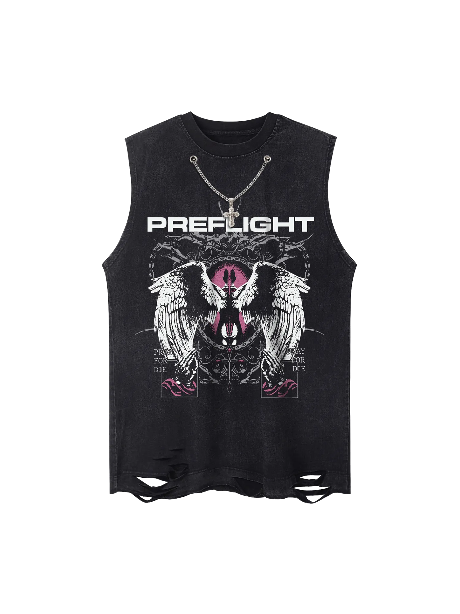 Thesupermade Angel Wings Street Rap Vest