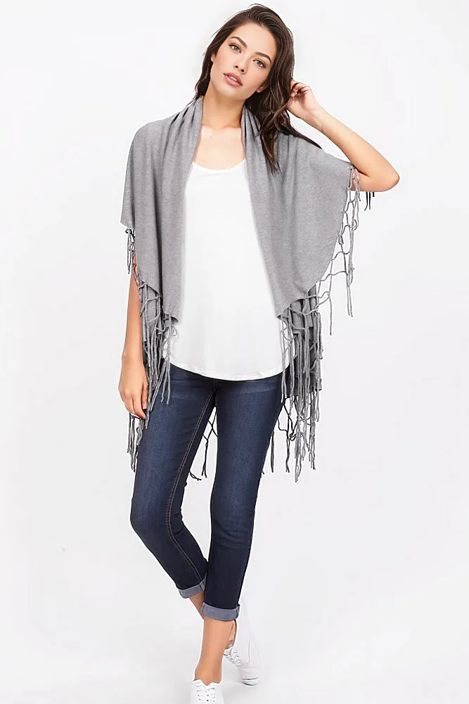 Total Catch Fringe Cardigan