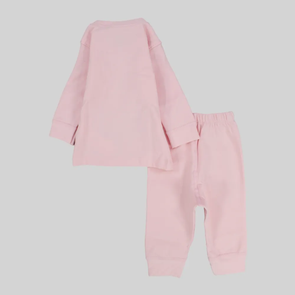 Unisex Pink Thermal Underwear Set