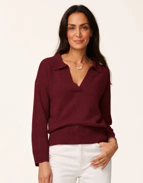 unsubscribed cashmere polo sweater